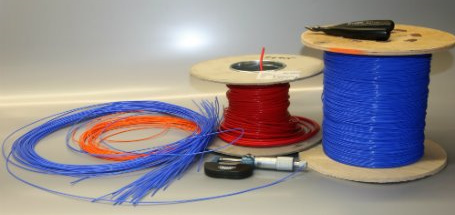 The Experience range of tunable audio cables use the best wire conductors and insulation, namely silver plated copper and PTFE respectively shown here wound on their reels ready for assembly