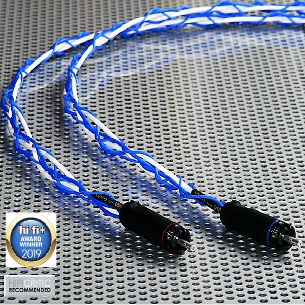 Wire on Wire's Experience880 tunable audio cable interconnect with KLE copper harmony RCA terminations